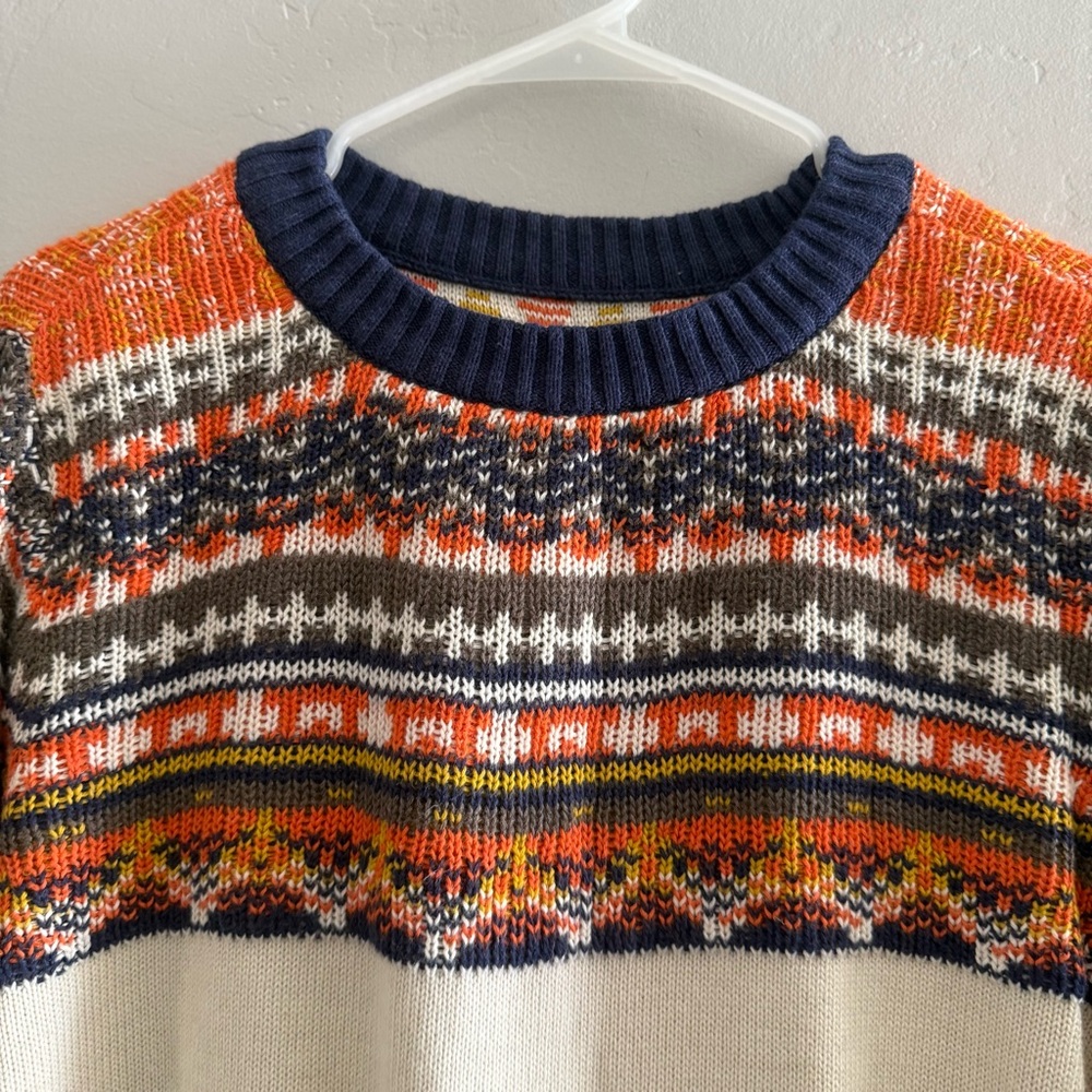 Colorful Patterned Women's Sweater - Picture 4 of 6